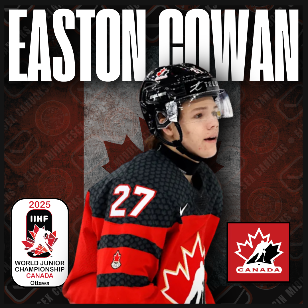 U11 (2014) > News > Easton Cowan World Junior Hockey Championship