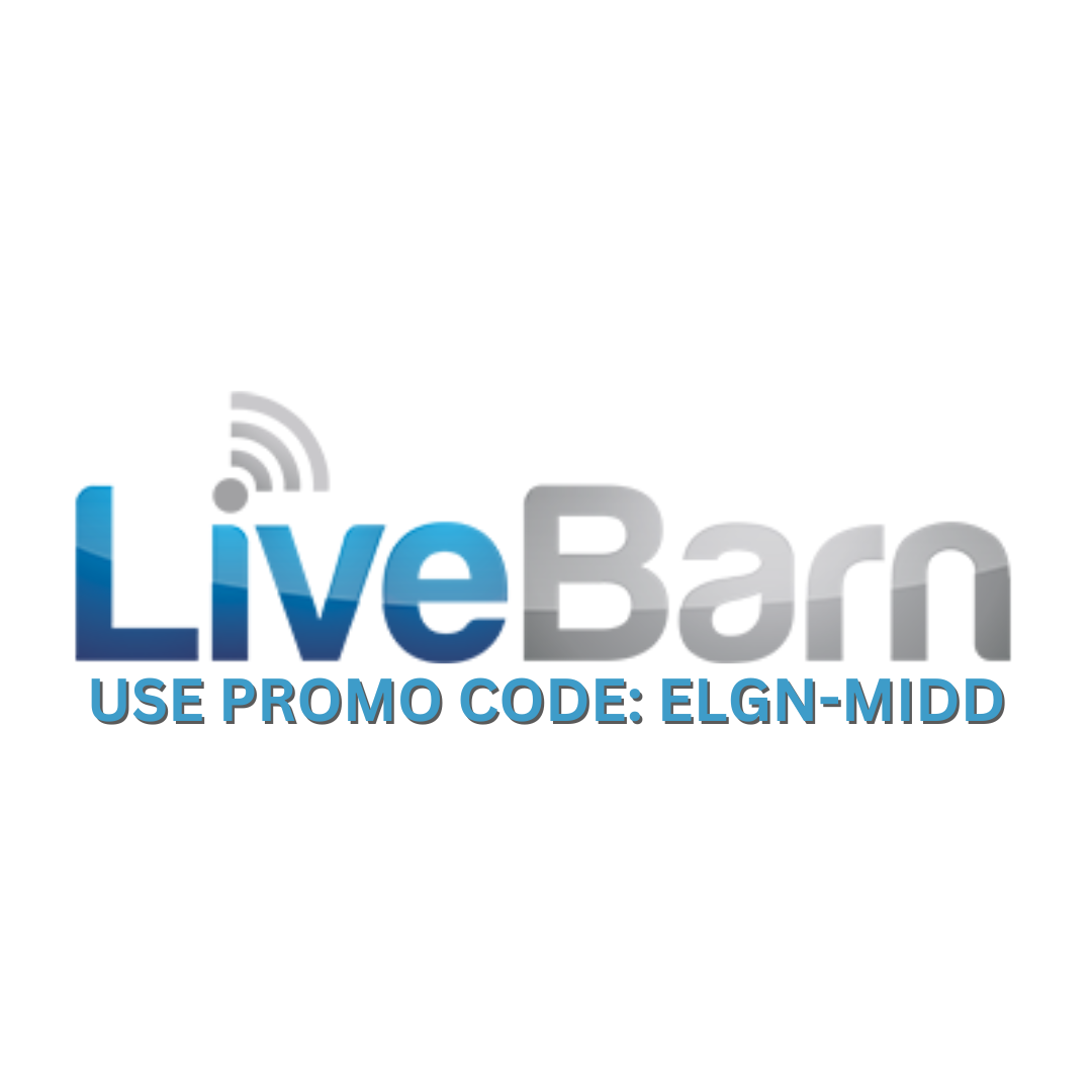 001 LiveBarn use Promo Code: ELGN-MIDD