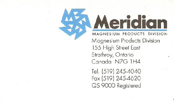 Meridian - Magnesium Products Division