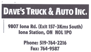 Dave's Truck & Auto Inc.
