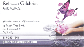 Gilchrist Osteopath - Rebecca Gilchrist