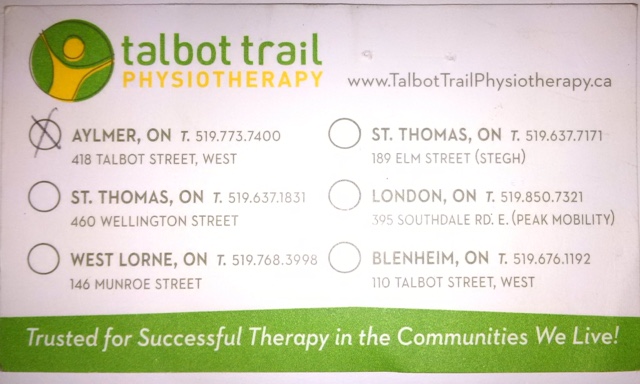 TALBOT TRAIL PHYSIOTHERAPY