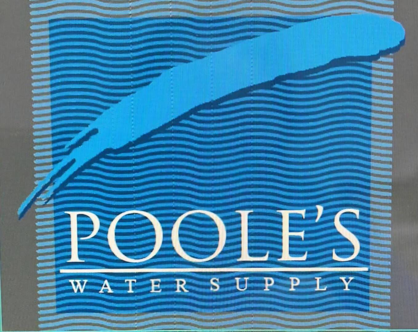 Poole's Water Supply